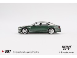BENTLEY FLYING SPUR WHITE SAND VERDANT 2024 -1:64 - Mini GT