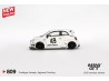 FIAT 595 ABARTH LB-WORKS X ABAS WORKS GARA WHITE 2024 -1:64 - Mini GT