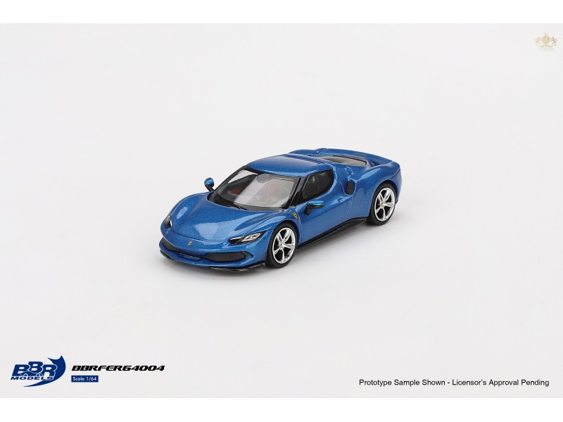 FERRARI 296 GTB BLU CORSA 2024 -1:64 - BBR