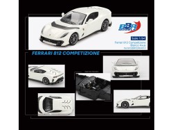 FERRARI 812 COMPETITIZON BIANCO AVUS 2024  -1:64 - BBR