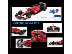 FERRARI SF23 nr.16 C. LECLERC MONACO GP 2023  -1:64 - BBR