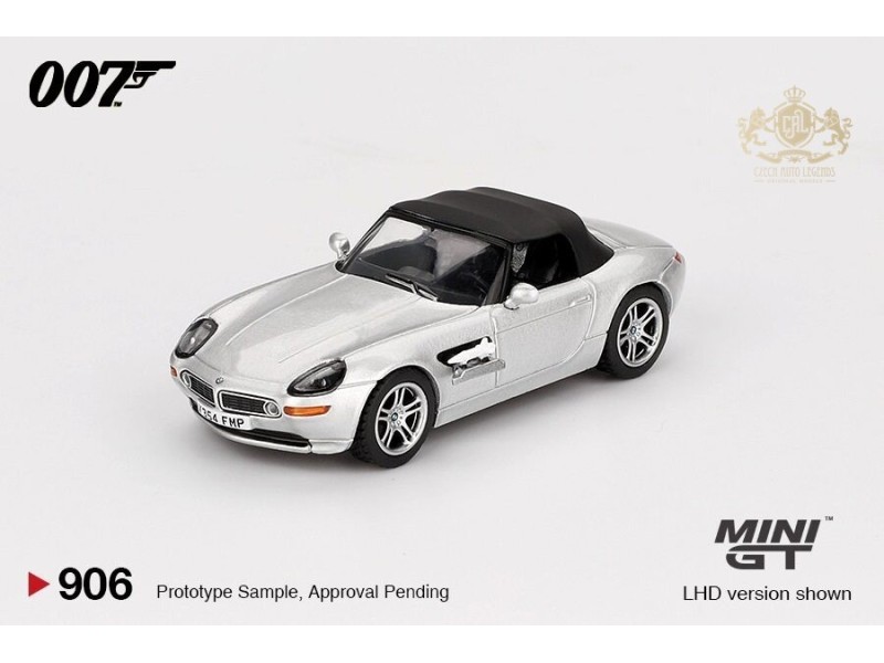BMW Z8 THE WORLD IS NOT ENOUGH 1999 - French -1:64 - Mini GT