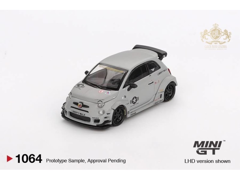 FIAT ABARTH 595 LB-WORKS X ABAS WORKS FIGHTERS 2024 1:64 - Mini GT - blister