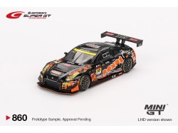 Nissan GT-R NISMO GT3 nr10 "PONOS GAINER GT-R" 2023 SUPER GT SERIES  -1:64 - Mini GT - blister