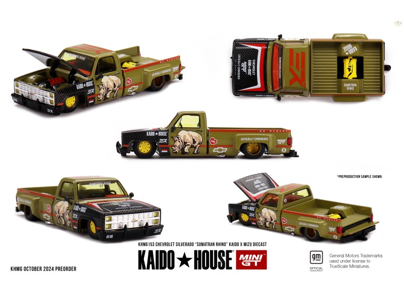 CHEVROLET SILVERADO SUMATRAN RHINO 1980 - 1:64 - Kaido House