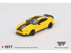 FORD MUSTANG LB-WORKS TRIPLE YELLOW 2015 -1:64 - Mini GT