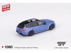 BMW M5 (G99) TOURING MARINA BAY BLUE METALLIC 2024 -1:64 - Mini GT