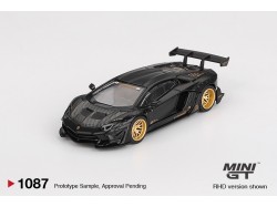 LAMBORGHINI AVENTADOR LB-WORKS LIMITED EDITION MATTE BLACK 2025 - 1:64 - Mini GT