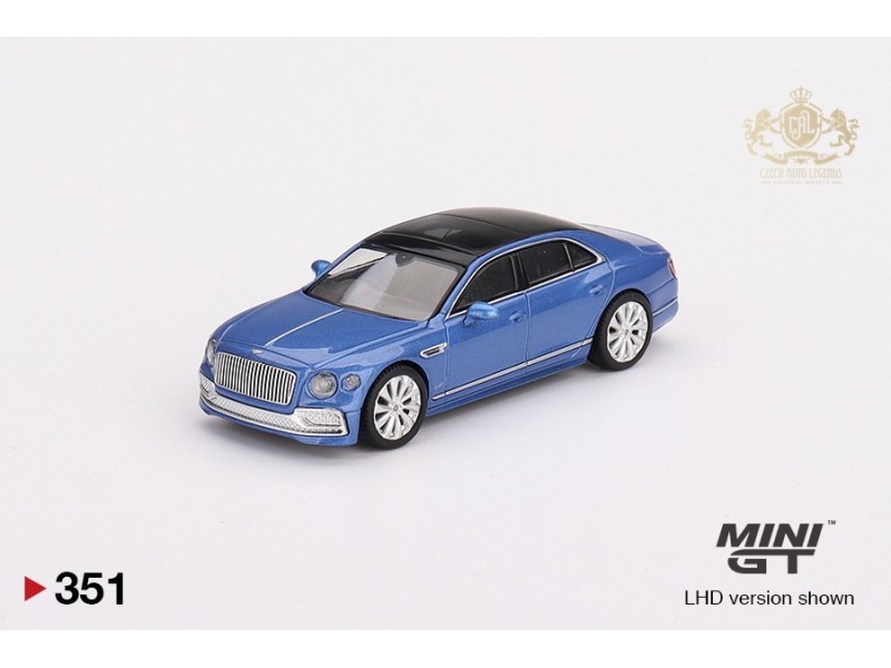 Bentley Flying Spur Neptune  - blue met. - 1:64 - MINI GT - MIJO