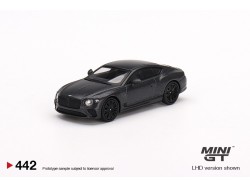 Bentley Continental Gt Speed 2022 - black mat. - 1:64 - MINI GT - MIJO