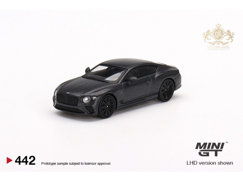 Bentley Continental Gt Speed 2022 - black mat. - 1:64 - MINI GT - MIJO