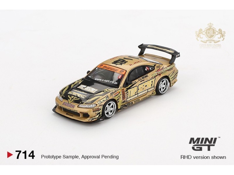 Nissan Silvia (S15) Top Secret D1GP 1999 -1:64 - Mini GT - blister