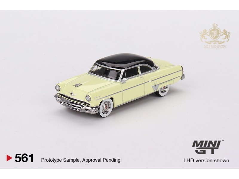 Lincoln Capri 1954 Premier Yellow -1:64 - Mini GT