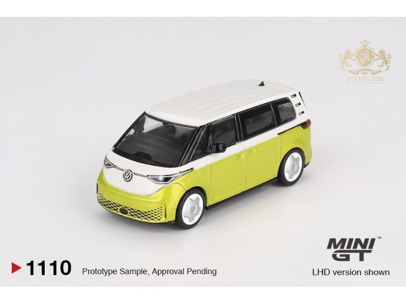 VOLKSWAGEN ID.BUZZ CANDY WHITE - POMELO YELLOW 2023 - 1:64 - Mini GT