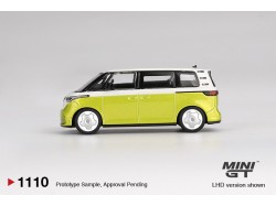 VOLKSWAGEN ID.BUZZ CANDY WHITE - POMELO YELLOW 2023 - 1:64 - Mini GT - blister