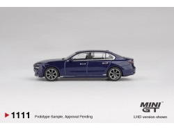 BMW I7 XDRIVE60 TANZANITE BLUE METALLIC 2022 - 1:64 - Mini GT