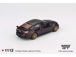 BMW M4 (G82) PERFORMANCE DAYTONA VIOLET 2021 - 1:64 - Mini GT - blister
