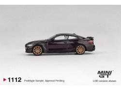 BMW M4 (G82) PERFORMANCE DAYTONA VIOLET 2021 - 1:64 - Mini GT - blister