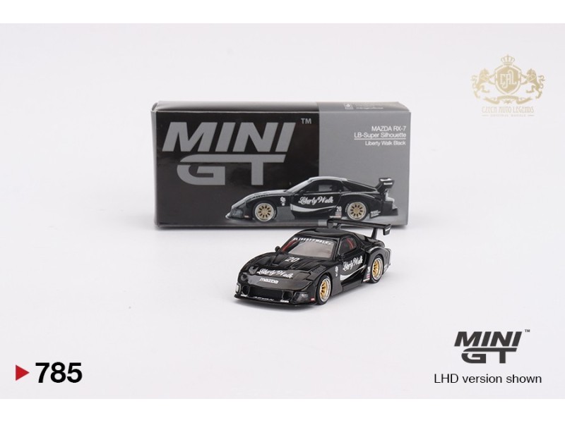MAZDA RX-7 LB-Super Silhouette Liberty Walk Black  - 1:64 - Mini GT