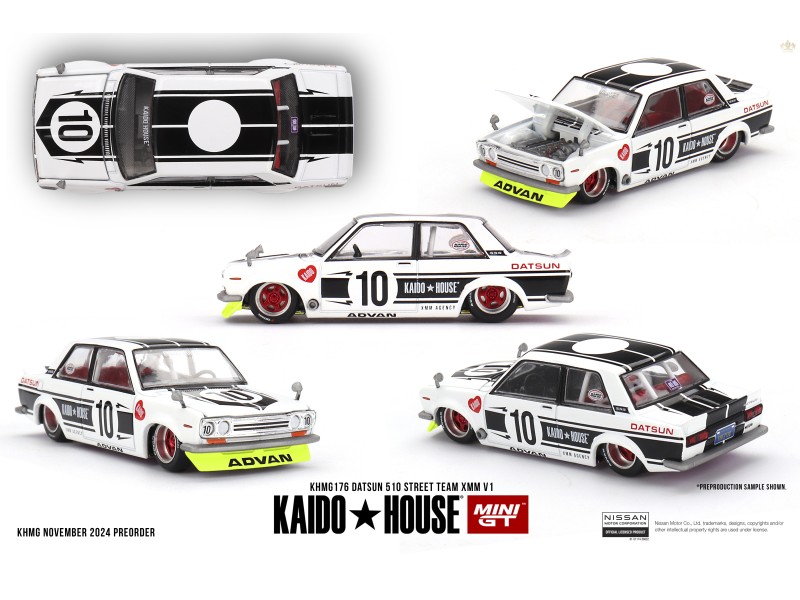 DATSUN 510 STREET TEAM XMM V1 1969  - 1:64 - Kaido House