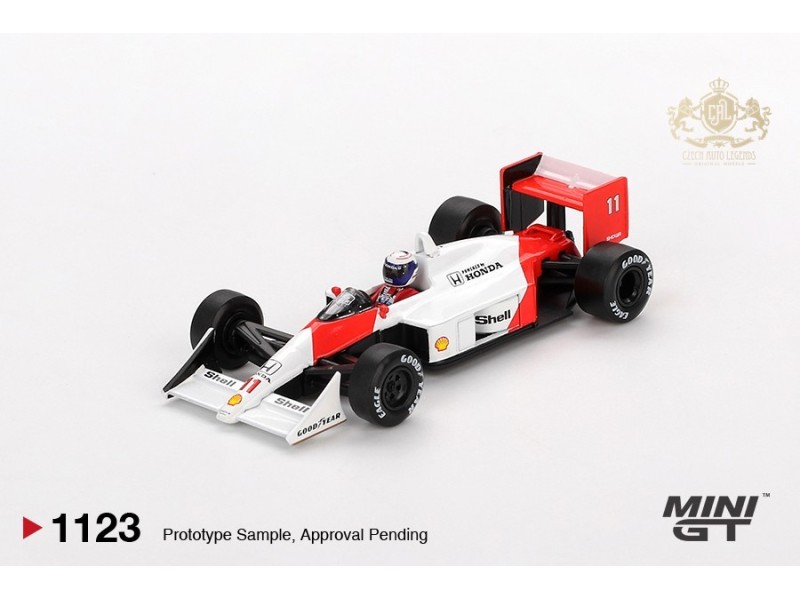 MCLAREN MP4/4 nr.11 ALAIN PROST JAPANESE GRAND PRIX 2ND PLACE 1988 - 1:64 - Mini GT - blister