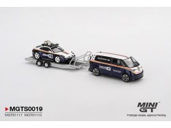 PORSCHE 911 DAKAR nr.718+ VOLKSWAGEN ID. BUZZ PORSCHE CENTRUM GELDERLAND 2025 - 1:64 - Mini GT