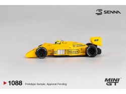 Lotus 99T nr.12 Ayrton Senna 1987 Monaco Grand Prix Winner - 1:64 - Mini GT - blistr