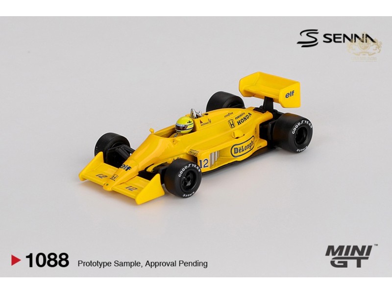 Lotus 99T nr.12 Ayrton Senna 1987 Monaco Grand Prix Winner - 1:64 - Mini GT - blistr