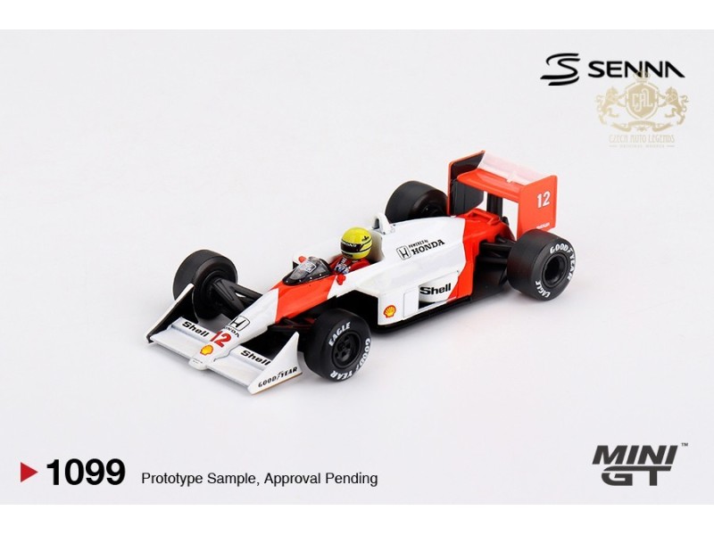 McLaren MP4/4 nr.12 Ayrton Senna 1988 Japanese Grand Prix Winner - 1:64 - Mini GT