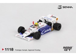 Toleman TG184 nr.19 Ayrton Senna 1984 Monaco Grand Prix 2nd Place - 1:64 - Mini GT - blistr