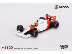 McLaren MP4/6 nr.1 Ayrton Senna 1991 Japanese Grand Prix 2nd Place - 1:64 - Mini GT - blistr