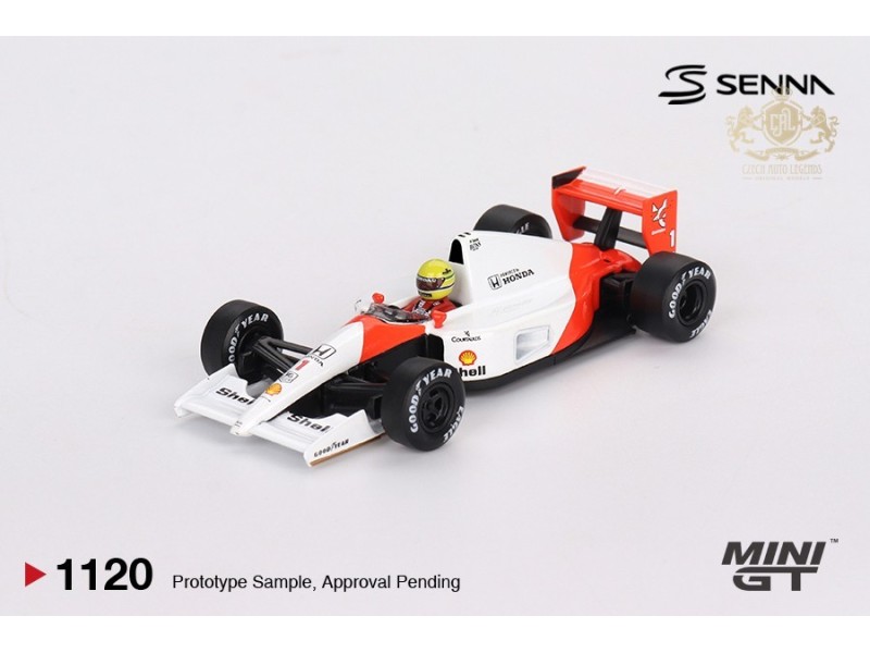 McLaren MP4/6 nr.1 Ayrton Senna 1991 Japanese Grand Prix 2nd Place - 1:64 - Mini GT - blistr