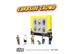 American Diorama Figure set – Curbside Crowd 1:64