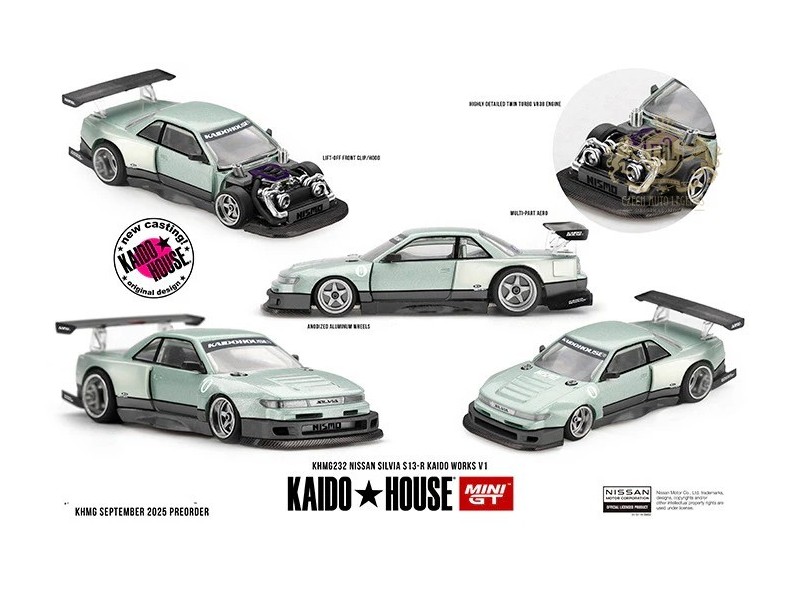 NISSAN SILVIA S13-R KAIDO WORKS V1 1991 - 1:64 - Kaido House