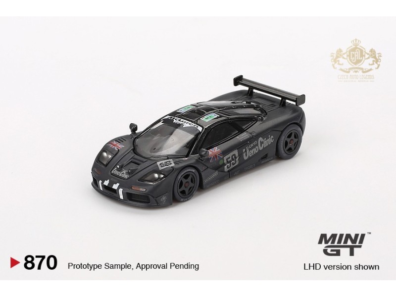 McLaren F1 GTR nr59 1995 Le Mans 24Hr Winner Post-Race Weathered - 1:64 - Mini GT