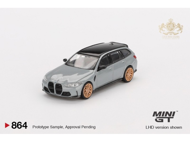 BMW M3 TOURING (G81) COMPETITION BROOKLYN GREY 2024 - 1:64 - Mini GT