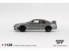 Mini GT NISSAN GTR (R33) NISMO BCNR33 CRS DARK METAL GRAY 1993 1:64 - MGT01128-R