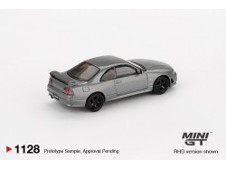 NISSAN GTR (R33) NISMO BCNR33 CRS DARK METAL GRAY 1993 - 1:64 - Mini GT - blister