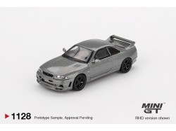 NISSAN GTR (R33) NISMO BCNR33 CRS DARK METAL GRAY 1993 - 1:64 - Mini GT - blister