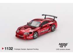 TOYOTA SUPRA (A80) TOP SECRET GT-300 RED CHROME 2014 - 1:64 - Mini GT