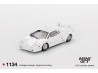 LAMBORGHINI COUNTACH 25TH ANNIVERSARY WHITE 1989 - 1:64 - Mini GT - blister