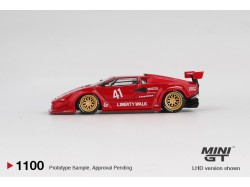 LAMBORGHINI COUNTACH LB-WORKS RED 2025 - 1:64 - Mini GT - blister