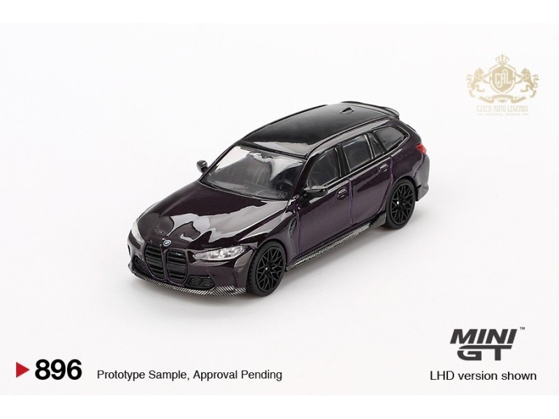 BMW M3 M Performance Touring Daytona Violet 2024 - 1:64 - Mini GT