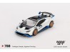 Lamborghini Huracán STO Bianco Asopo 2023 - 1:64 - Mini GT