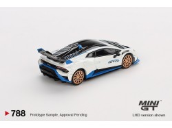 Lamborghini Huracán STO Bianco Asopo 2023 - 1:64 - Mini GT