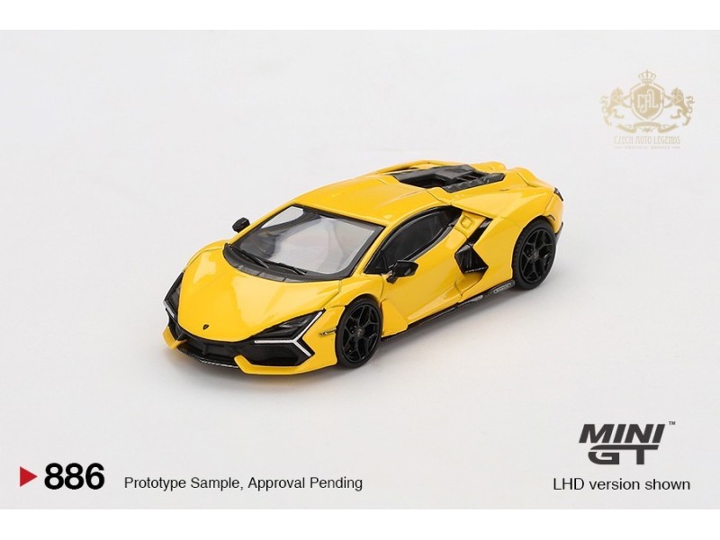 Lamborghini Revuelto Giallo 2024 - 1:64 - Mini GT