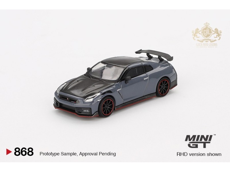 Nissan GT-R Nismo 2024 NISMO Stealth Gray 2024 - 1:64 - Mini GT