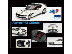 FERRARI 12 CILINDRI BIANCO  AVUS 2024  -1:64 - BBR