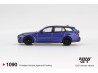 BMW M3 TOURING COMPETITION PORTIMAO BLUE METALLIC 2023 -blistr -1:64 - Mini GT - blister