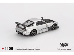 MAZDA RX7 (FD3S) RE-AMAMIYA SILVER METALLIC 2004 -1:64 - Mini GT